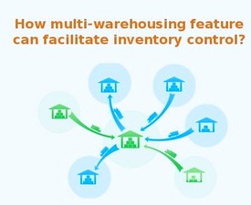 How multi-warehousing feature can facilitate inventory control?